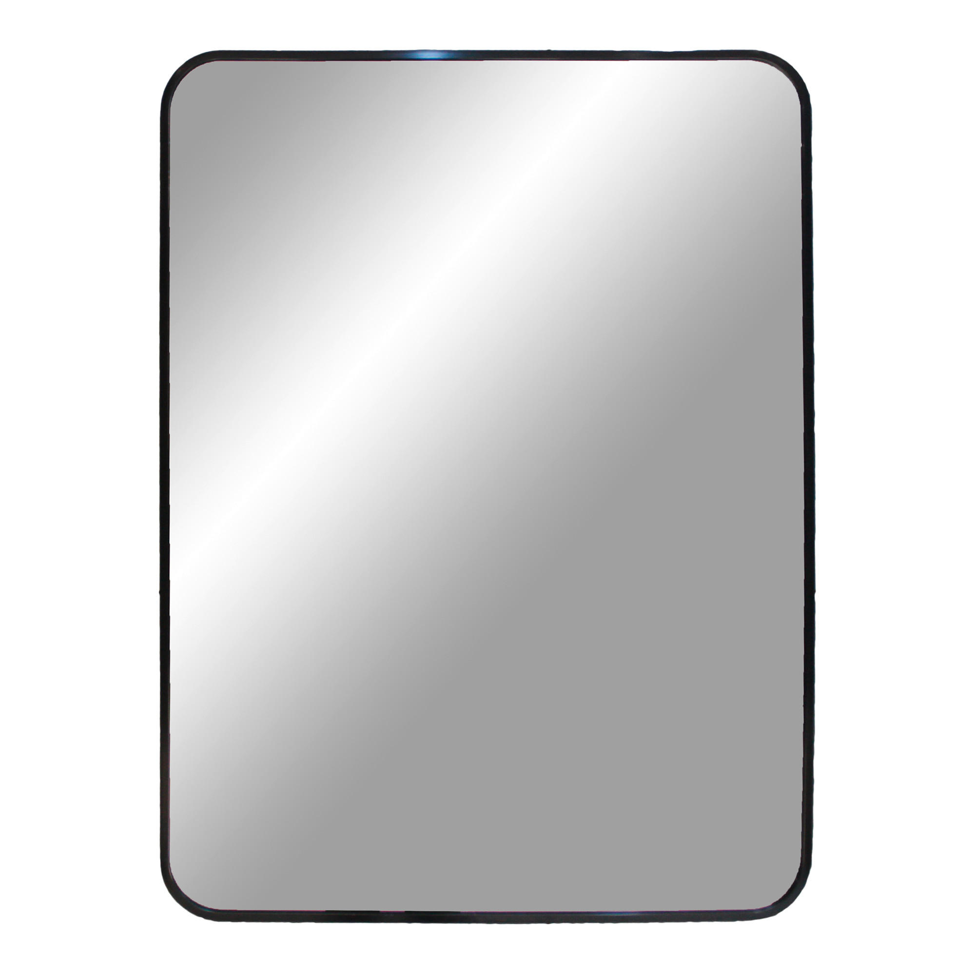 WANDSPIEGEL 70/50/3 cm - Schwarz, Basics, Glas/Metall (70/50/3cm)
