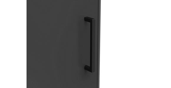 ECKSCHRANK 101/195/79 cm Graphitfarben - Schwarz/Graphitfarben, MODERN, Holzwerkstoff/Kunststoff (101/195/79cm) - Carryhome
