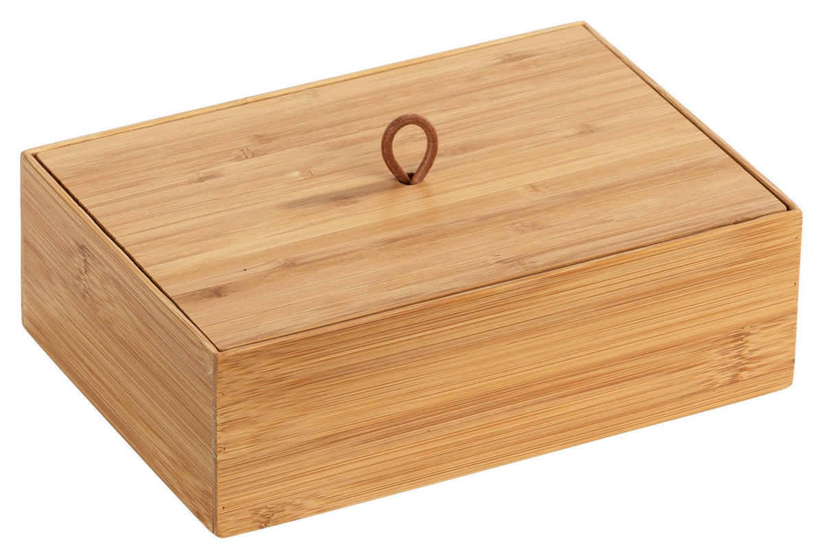 ORGANIZÉR hnědá - hnědá, Basics, dřevo (22/7/15cm)