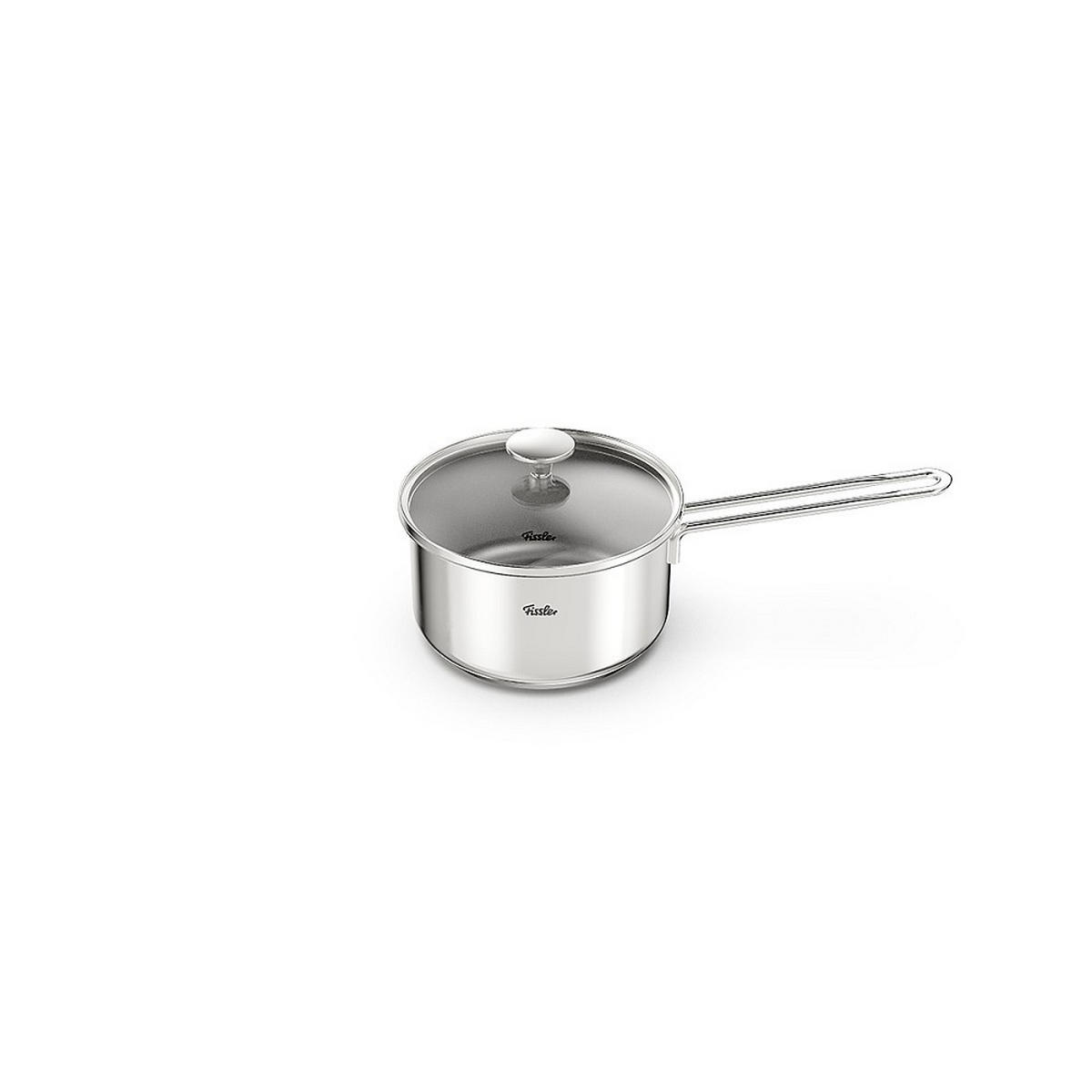 KOCHTOPFSET Leviro 4-teilig  - Edelstahlfarben/Schwarz, Basics, Metall - Fissler