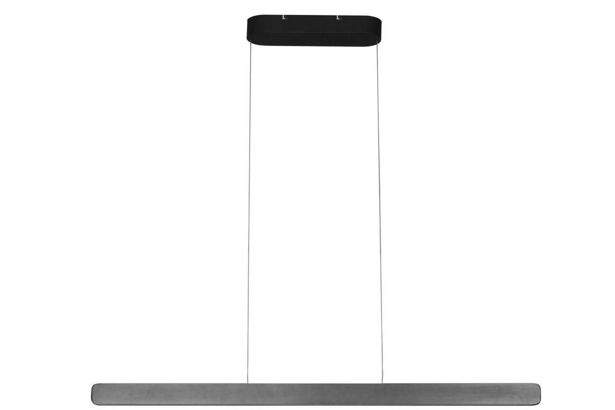 ZÁVĚSNÉ LED SVÍTIDLO, 110/9/60-180 cm  - černá/antracitová, Basics, kov/plast (110/9/60-180cm) - Novel