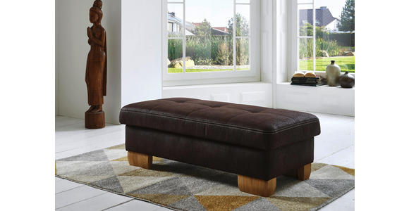 WOHNLANDSCHAFT in Textil Braun - Eichefarben/Beige, Natur, Textil (243/342/185cm) - Voleo