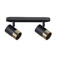 SPOTLIGHT Tobi 34/5,5/14 cm   - svart/guldfärgad, Design, metall (34/5,5/14cm)