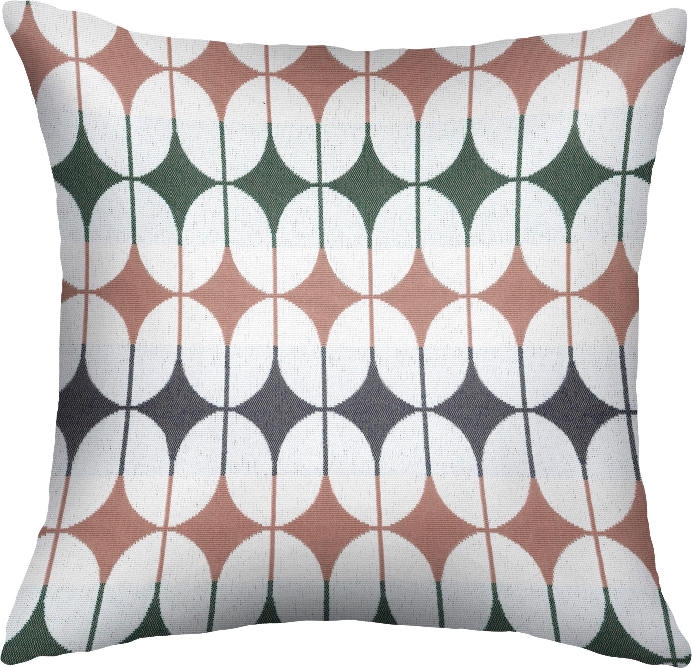 ZIERKISSEN  48/48 cm   - Anthrazit/Rosa, Basics, Textil (48/48cm)
