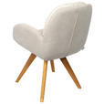 ARMLEHNSTUHL  in Webstoff  - Eichefarben/Beige, Design, Holz/Textil (59/90/64cm) - Linea Natura