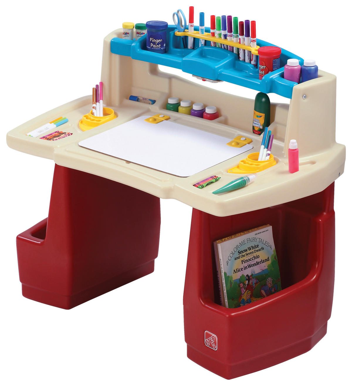 KINDERMALTISCH DELUXE KUNST  - Multicolor, Basics, Kunststoff (90/80/51,5cm) - Ambia Garden