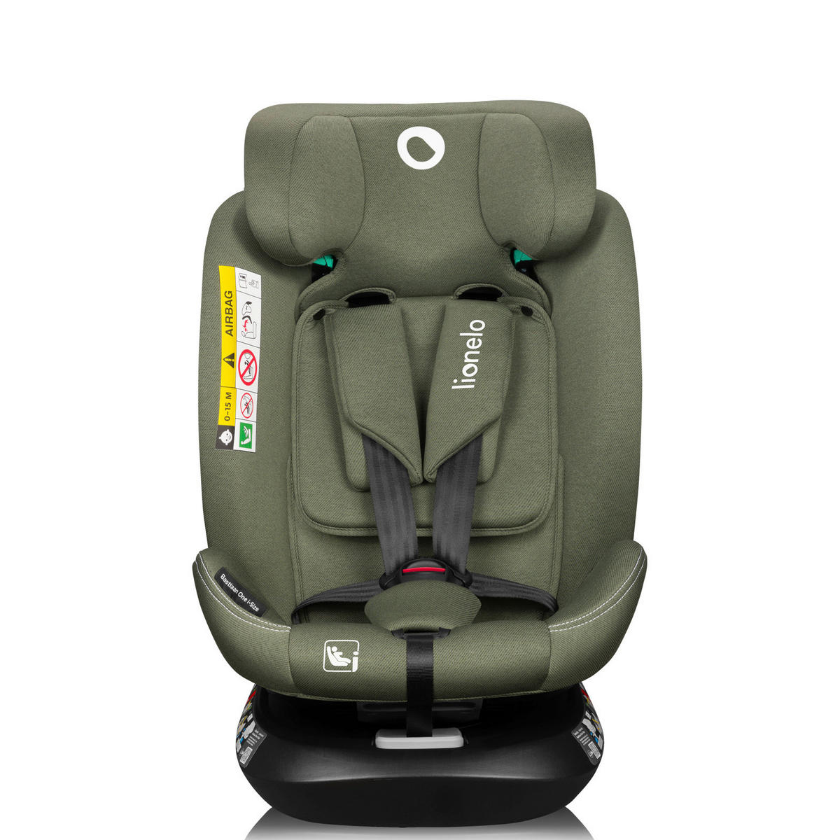 KINDERAUTOSITZ Bastiaan One i-Size   - Olivgrün, Basics, Kunststoff (44.5/60/81cm) - Lionelo