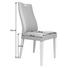 STUHL Lederlook Eiche massiv Eichefarben, Grau - Eichefarben/Grau, Natur, Holz/Textil (47/104/60cm) - Celina Home