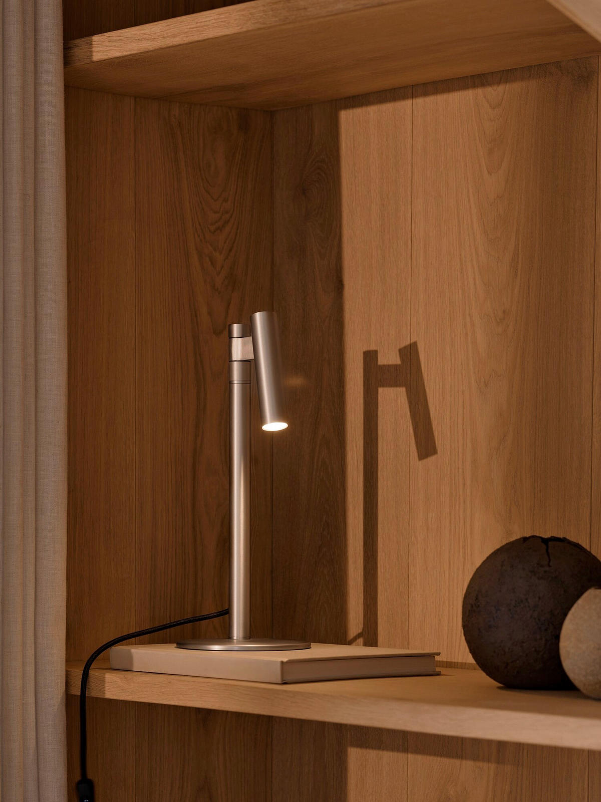 TISCHLEUCHTE Makoto 15/37 cm  - Chromfarben, Design, Metall (15/37cm) - Nordlux