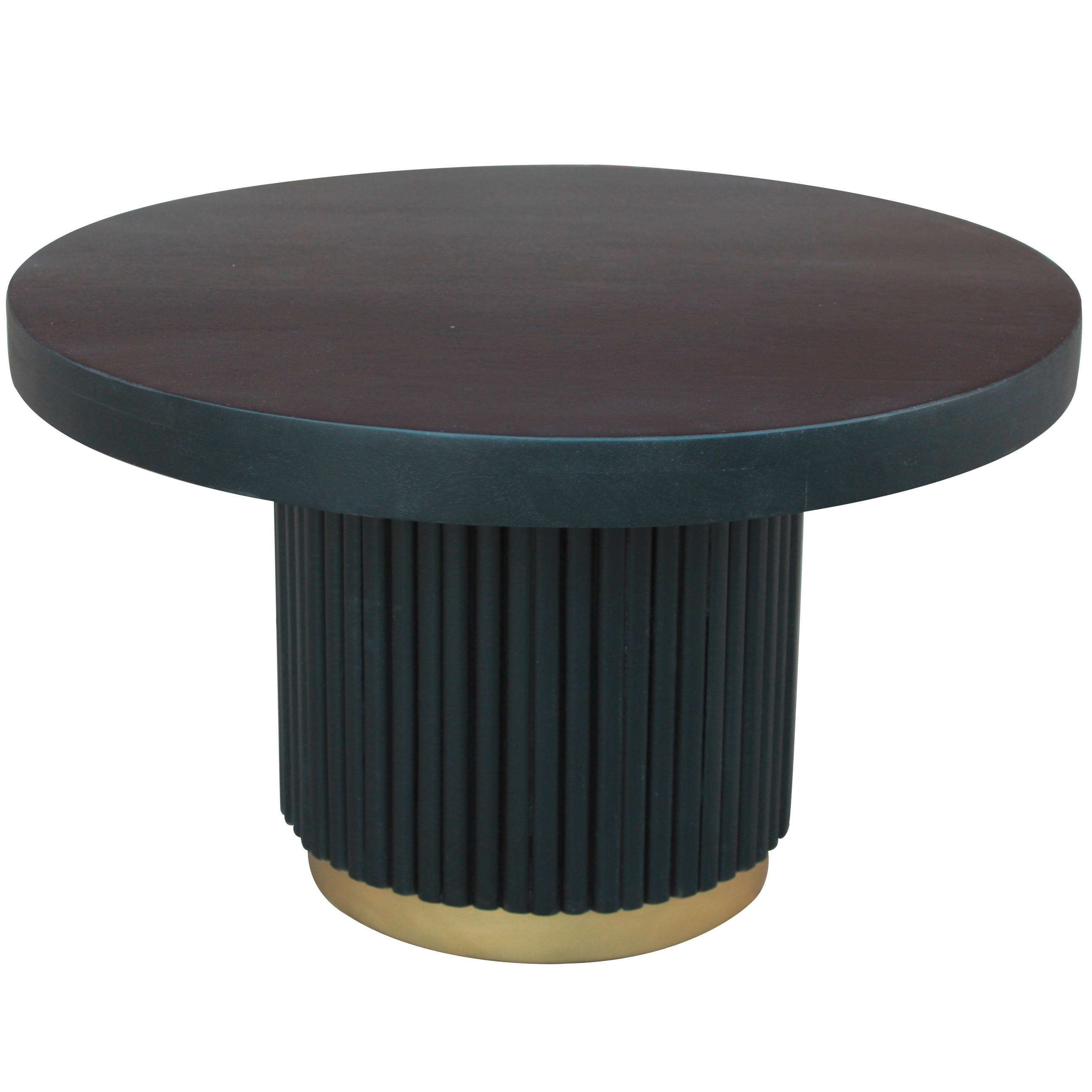 COUCHTISCH in Holz 60/60/36 cm  - Goldfarben/Schwarz, MODERN, Holz (60/60/36cm) - MID.YOU