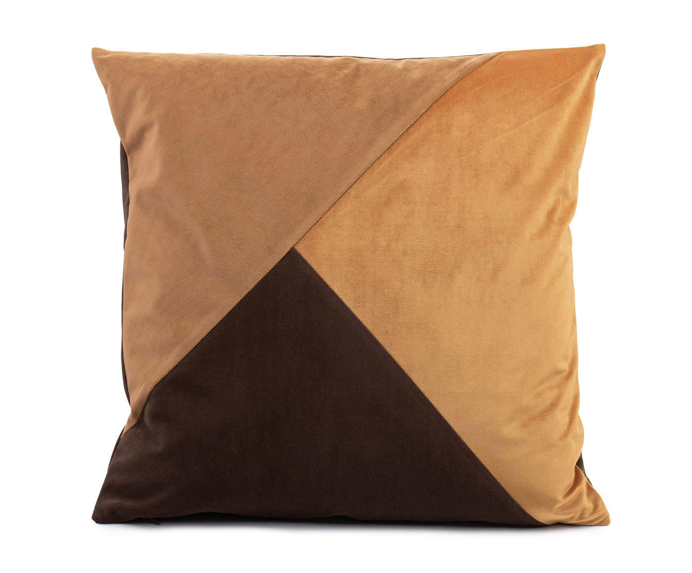 KISSENHÜLLE Peppino 50/50 cm  - Sandfarben/Dunkelbraun, Basics, Textil (50/50cm) - Novel