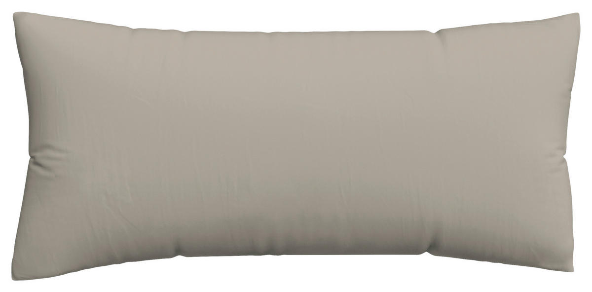 KOPFKISSENBEZUG KNITTED JERSEY 40/80 cm  - Taupe, Basics, Textil (40/80cm) - Schlafgut