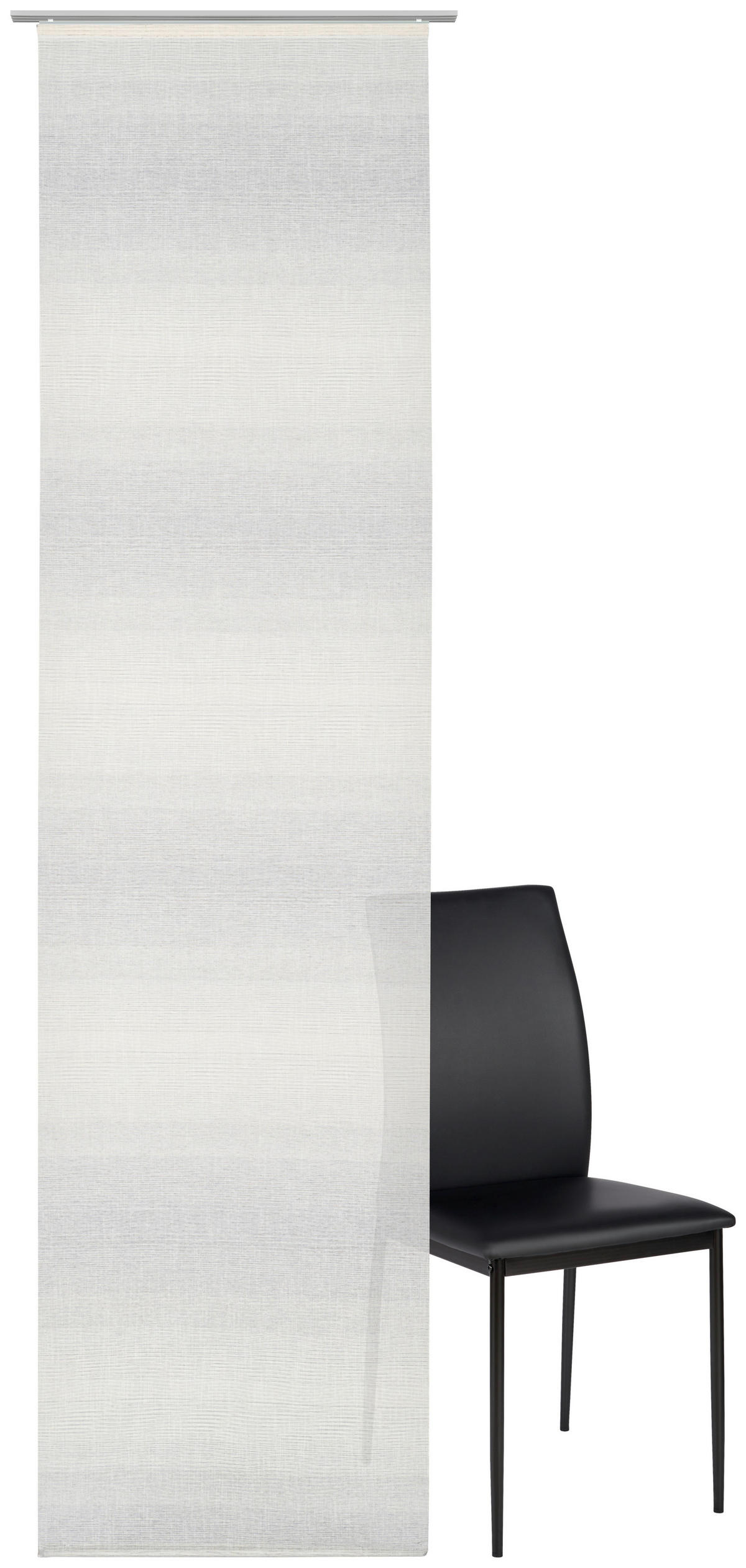 FLÄCHENVORHANG in Silberfarben halbtransparent  - Silberfarben, Design, Textil (60/255cm) - Novel