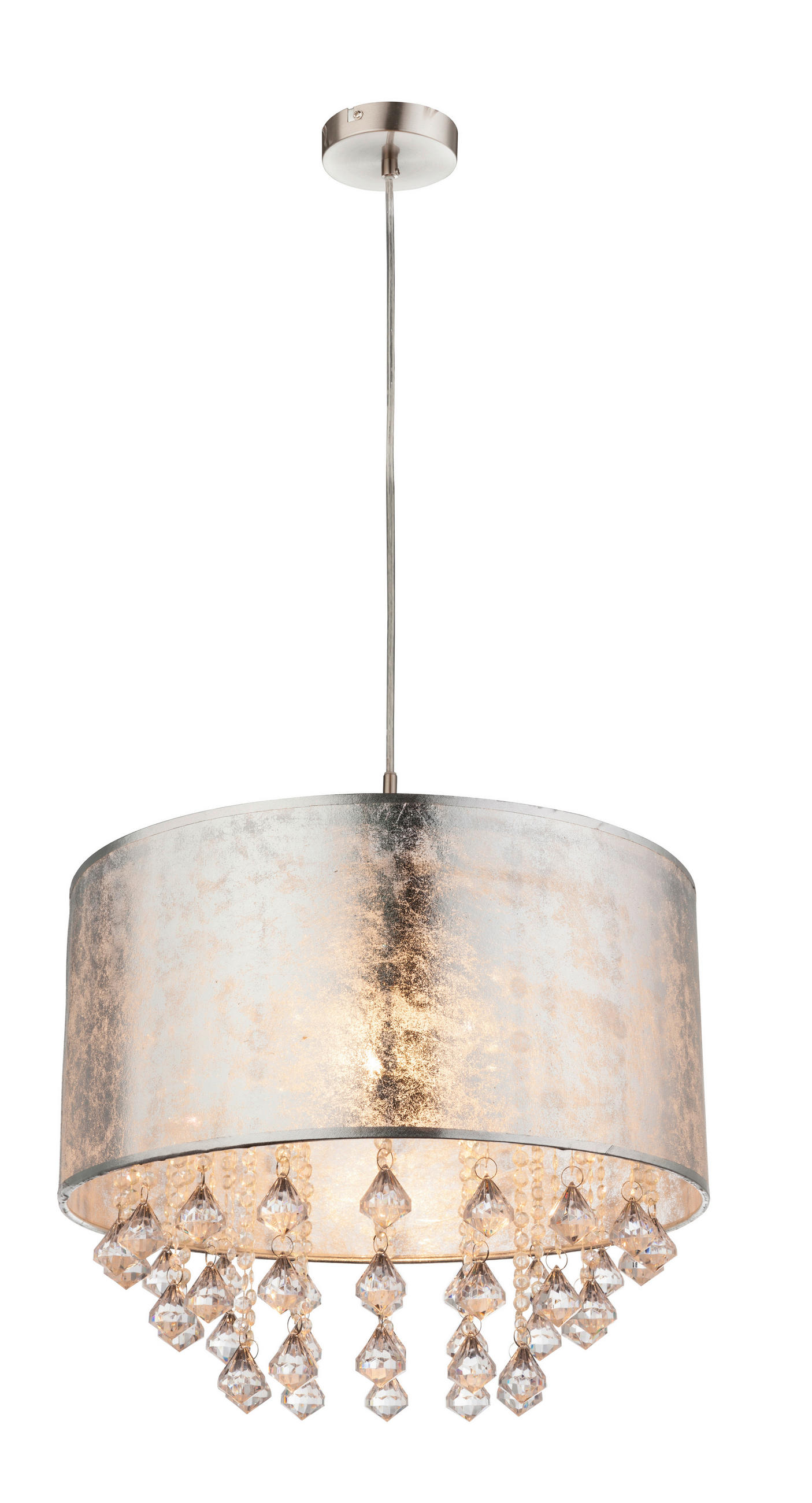 HÄNGELEUCHTE 40/140 cm   - MODERN, Kunststoff/Textil (40/140cm) - Globo