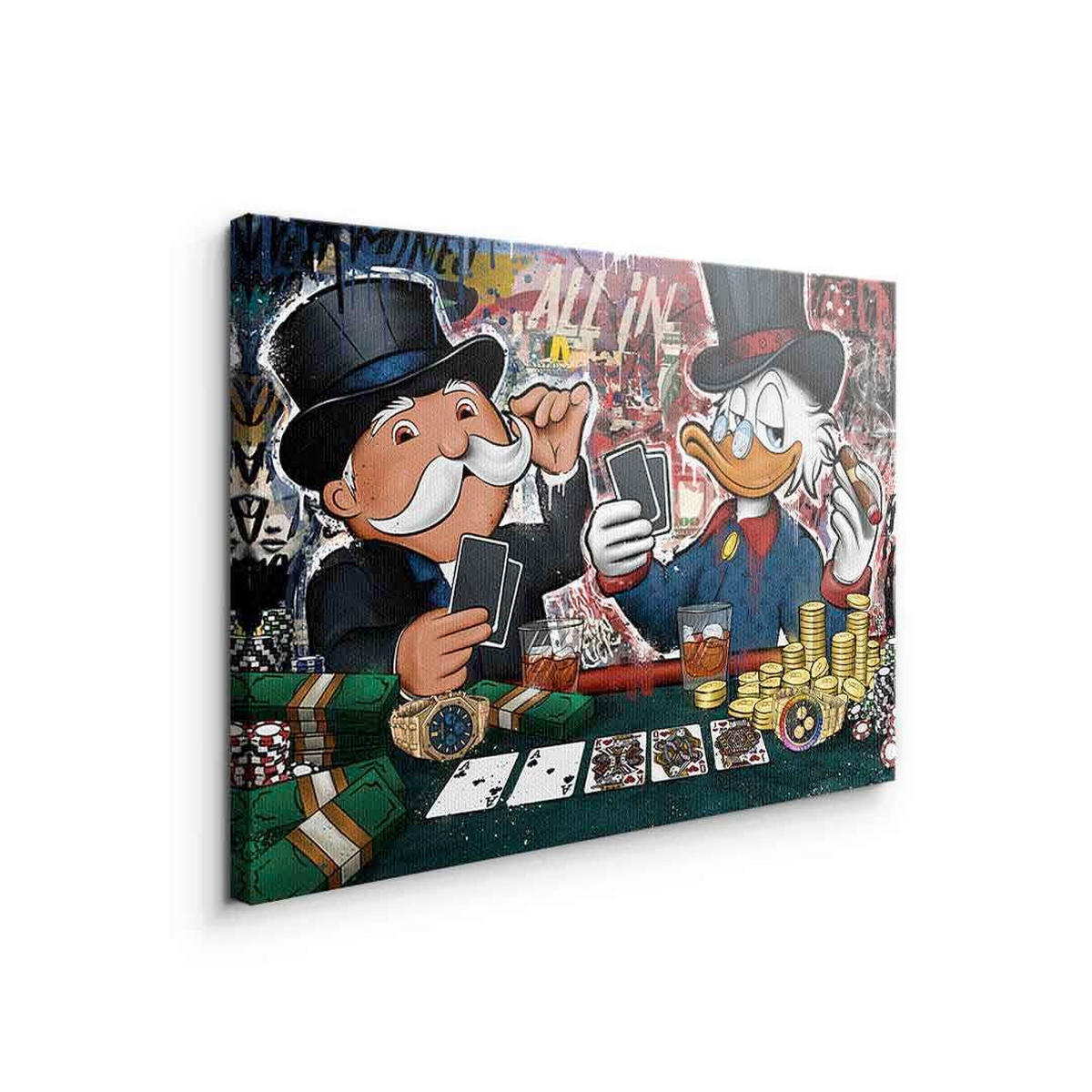 KUNSTDRUCK  - Multicolor, Design, Holz (120x90cm)