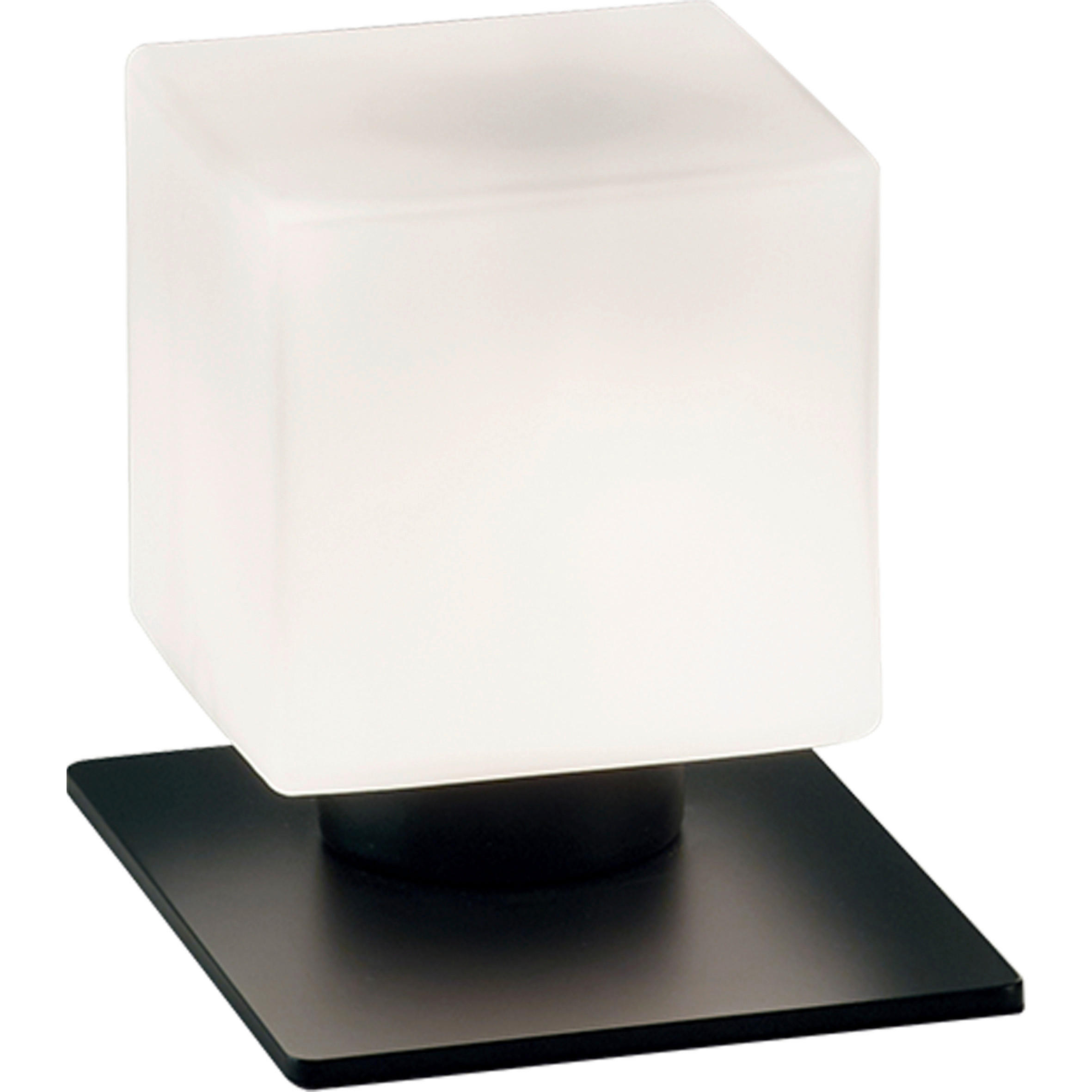 LED-TISCHLEUCHTE Zara 12/16/13 cm   - Schwarz/Weiß, Basics, Glas/Metall (12/16/13cm) - Fabas Luce