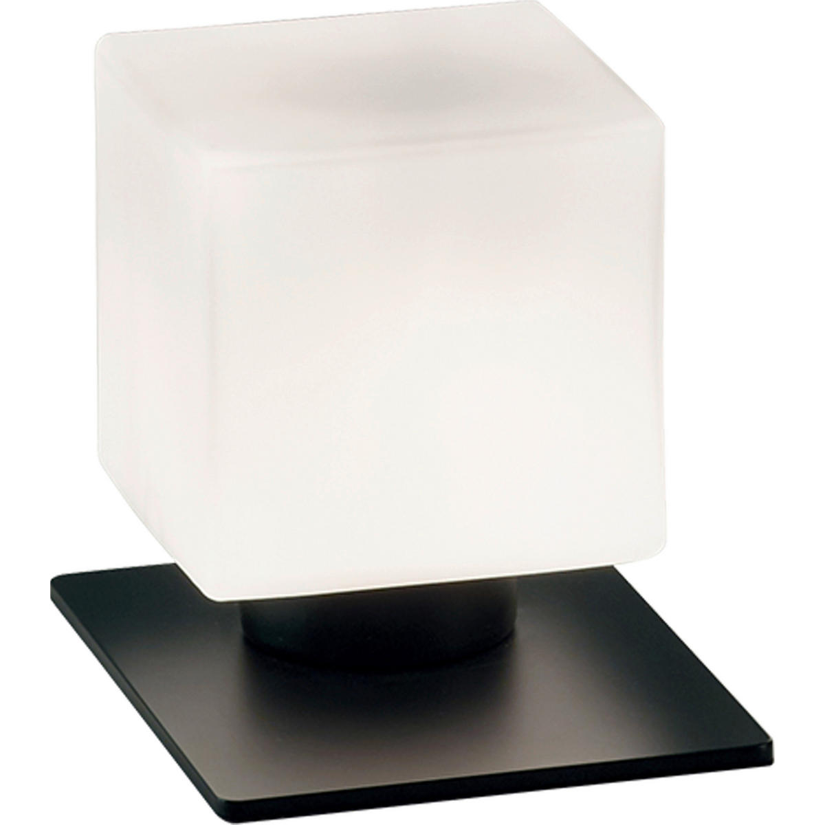 LED-TISCHLEUCHTE Zara 12/16/13 cm   - Schwarz/Weiß, Basics, Glas/Metall (12/16/13cm) - Fabas Luce