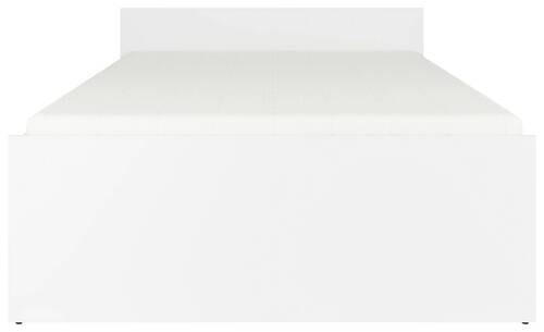 POSTELJA 120 cm   x 200 cm  , les, leseni material bela  - bela, Moderno, leseni material/les (120/200cm) - MID.YOU