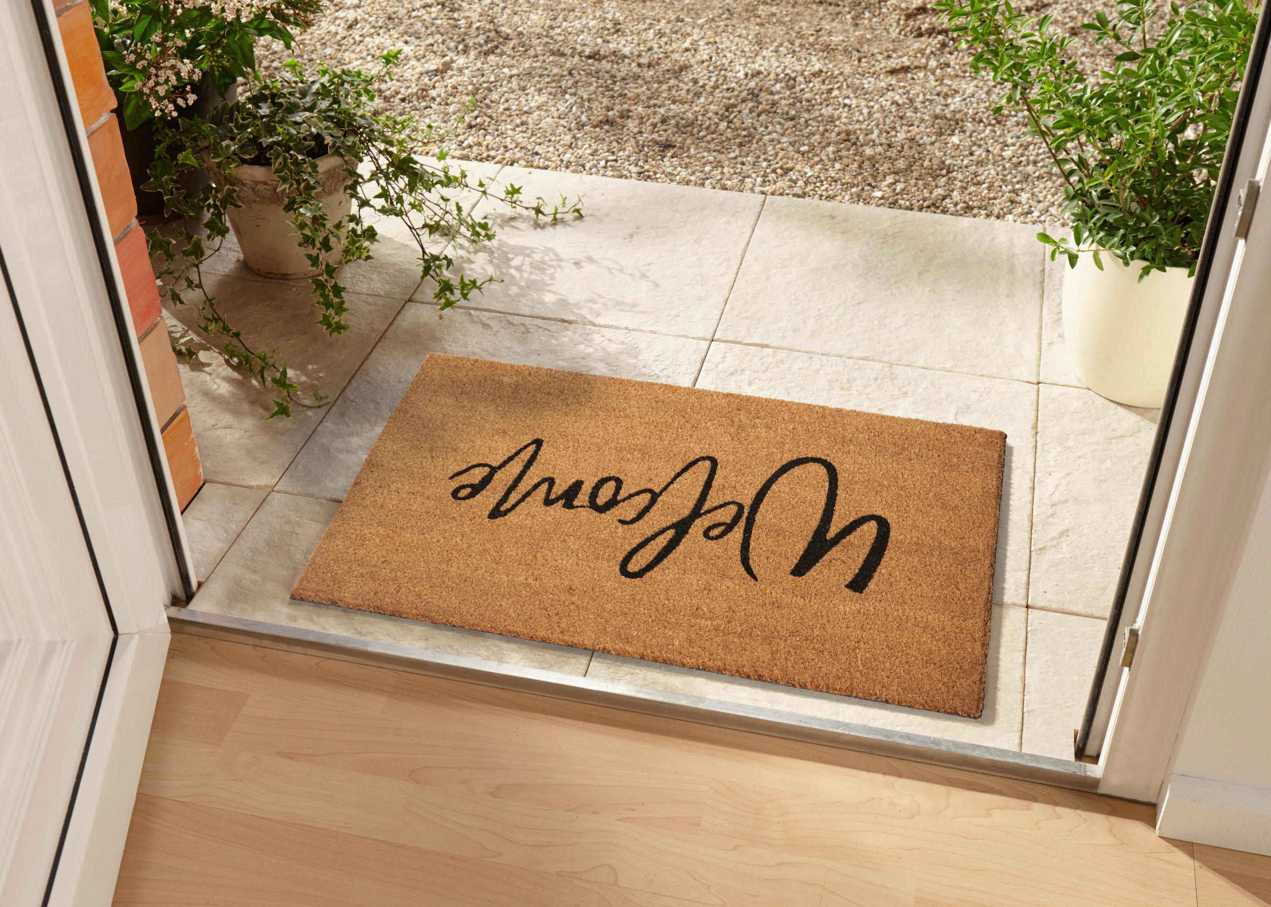 KOKOSMATTE 45/75 cm Mix Mats  - Hellbraun/Schwarz, Basics, Naturmaterialien/Kunststoff (45/75cm) - Esposa