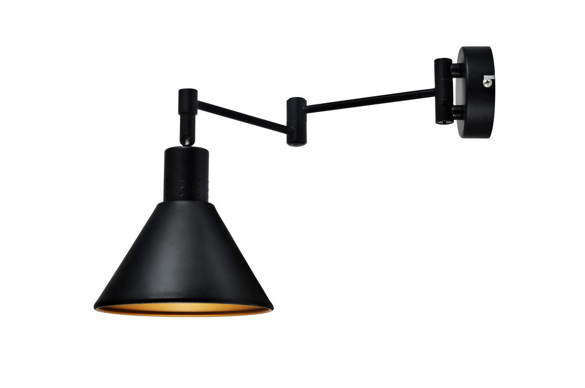 VÄGGLAMPA 37.5/14/17 cm   - Basics, metall (37.5/14/17cm)