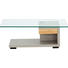 COUCHTISCH in Holz, Glas, Holzwerkstoff 110/65/40 cm - Fango/Eichefarben, KONVENTIONELL, Glas/Holz (110/65/40cm) - Moderano COUCHTISCH in Holz, Glas, Holzwerkstoff 110/65/40 cm - Fango/Eichefarben, KONVENTIONELL, Glas/Holz (110/65/40cm) - Moderano