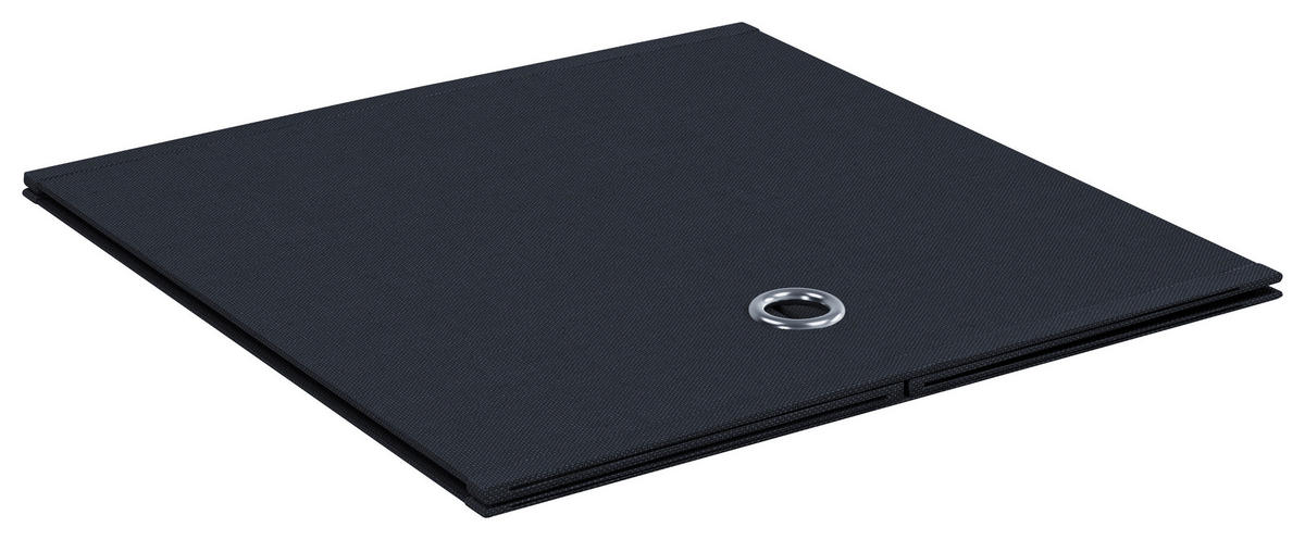 FALTBOX  - Schwarz, Basics, Kunststoff (27/28/27cm) - MID.YOU