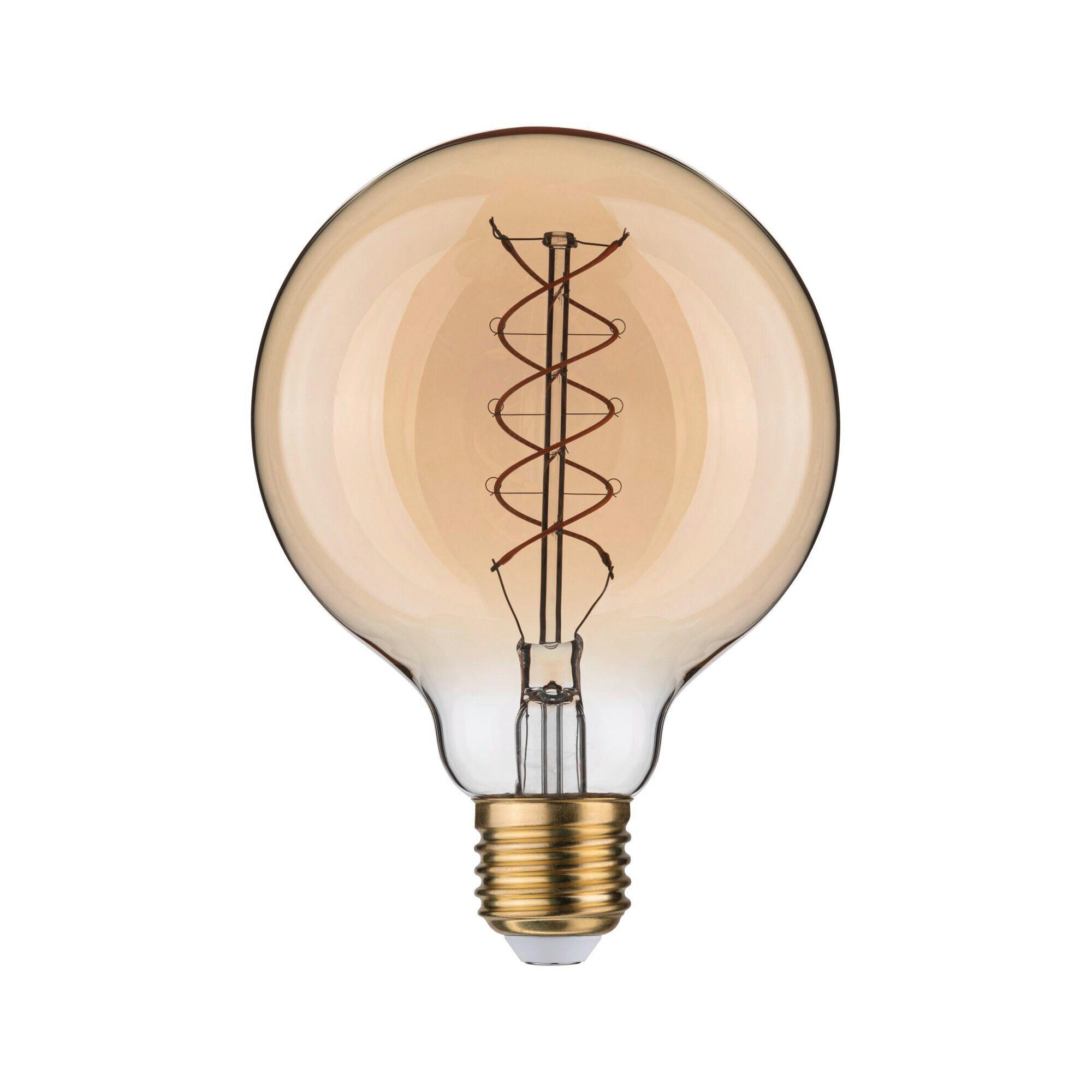 LED-LEUCHTMITTEL   E27 4,2 W 300 lm  - Goldfarben, Basics, Glas (9,5/13,5cm) - Paulmann