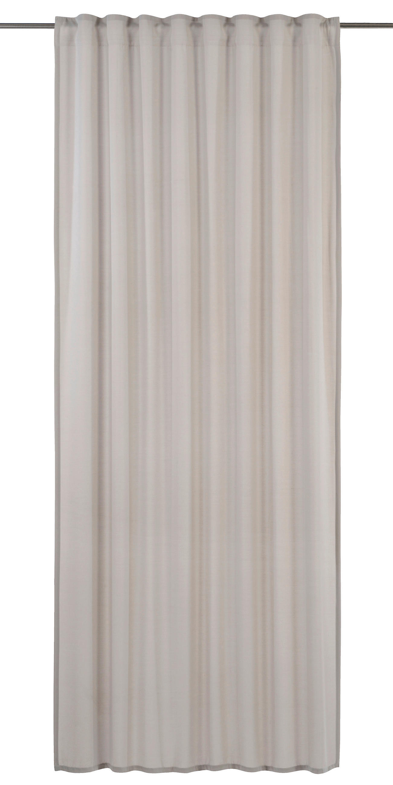 FERTIGVORHANG 2ER SET blickdicht 140/255 cm   - Taupe, Basics, Textil (140/255cm)