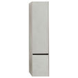 HOCHSCHRANK 37/168/33 cm  - Sandfarben/Lavagrau, Design, Glas/Holzwerkstoff (37/168/33cm) - Dieter Knoll