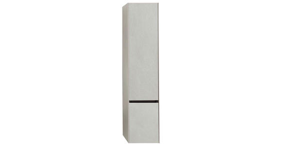 HOCHSCHRANK 37/168/33 cm  - Sandfarben/Lavagrau, Design, Glas/Holzwerkstoff (37/168/33cm) - Dieter Knoll