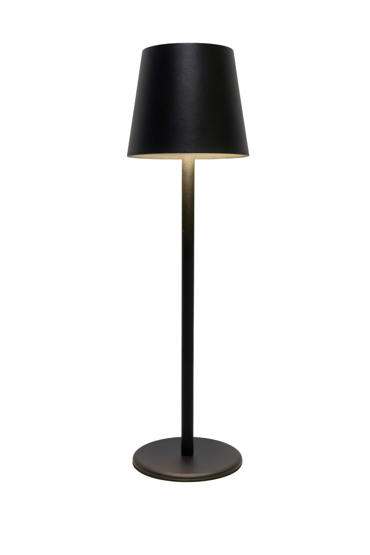 STOLNÍ LAMPA NA BATERIE 11,5/36 cm - černá, Design, kov/plast (11,5/36cm) - Novel