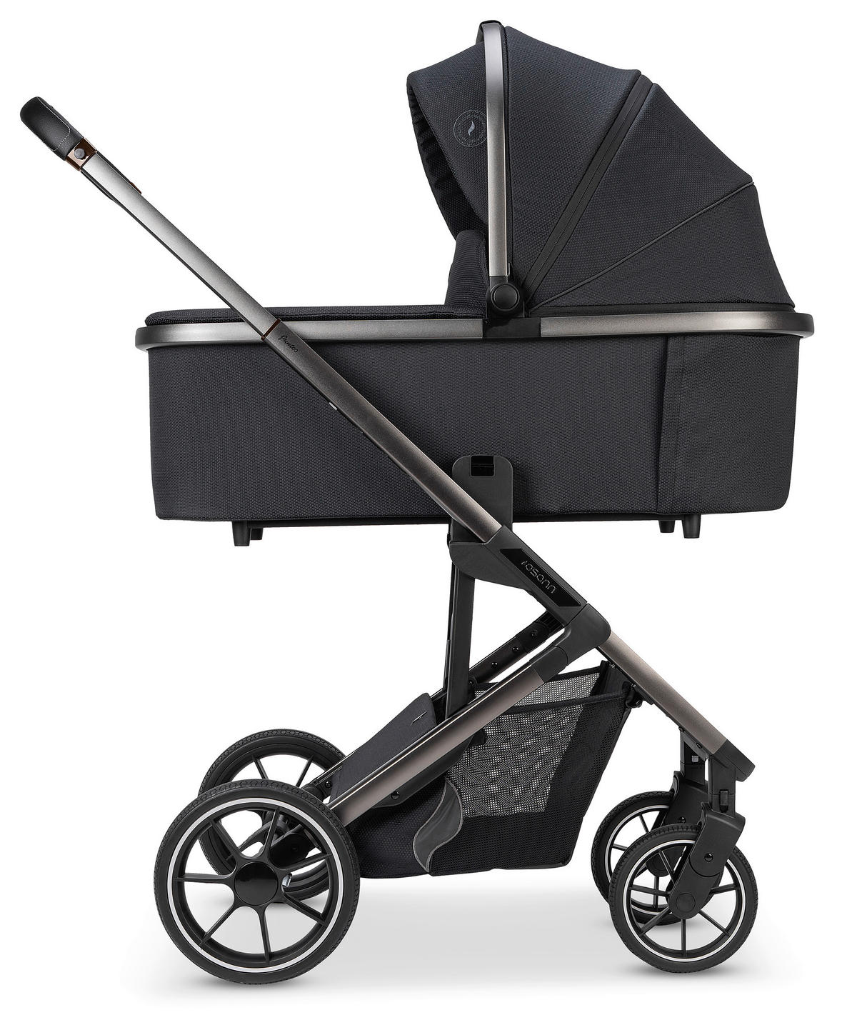 KOMBIKINDERWAGEN  Juntos  Coal  - Schwarz, Basics (84/97,5/53,5cm) - Osann