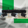 LED-STRAHLER Isil A 45/8/12,3 cm   - Schwarz, Basics, Metall (45/8/12,3cm)