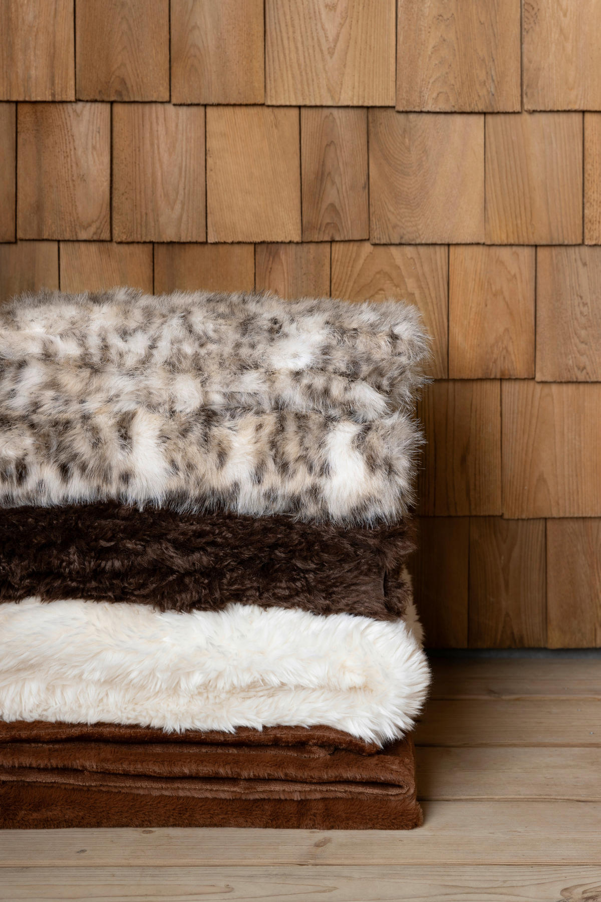 DECKE Leopard snow 150/200 cm  - Weiss/Cappuccino, Basics, Textil (150/200cm) - MISTRAL