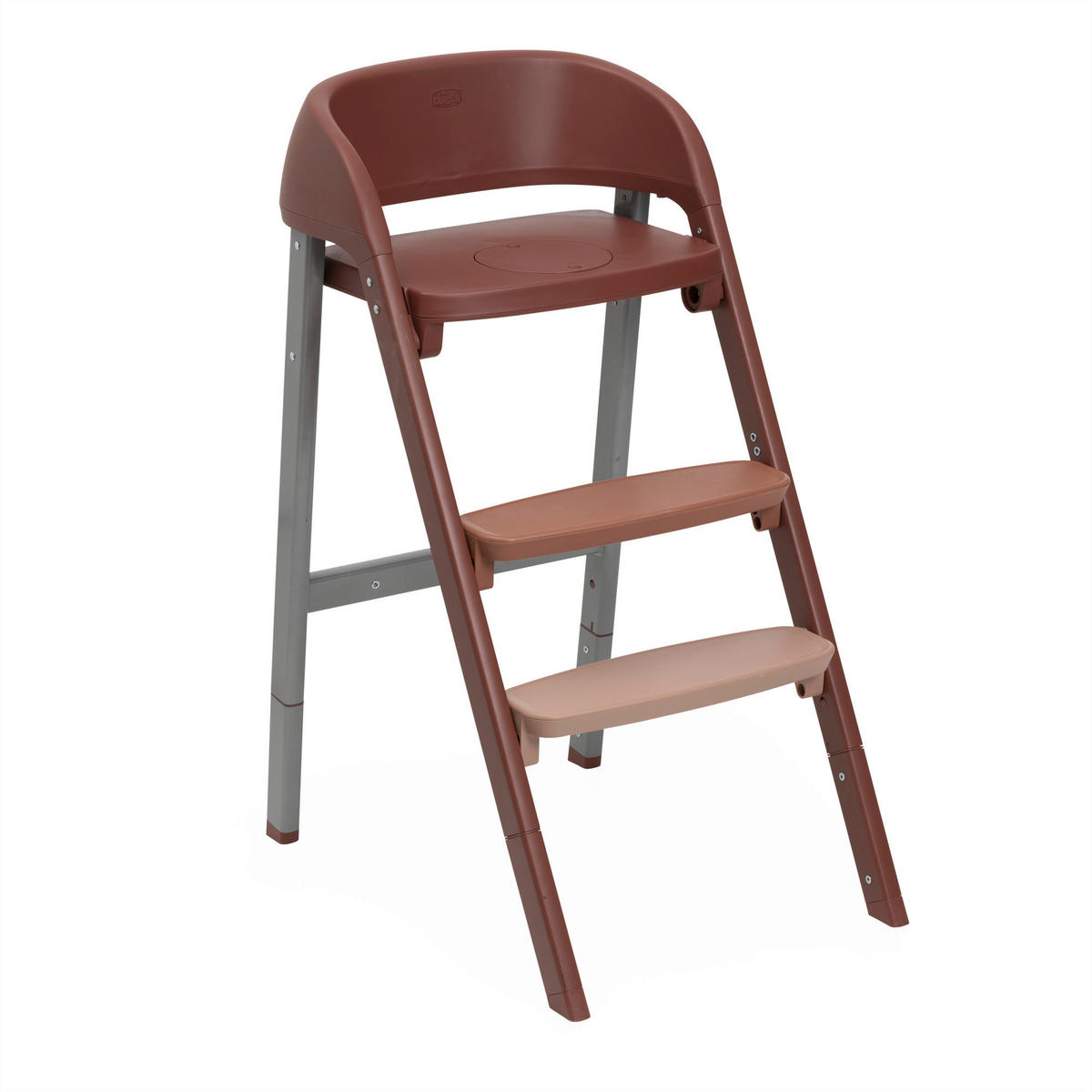 HOCHSTUHL CRESCENDO UP  - Rotbraun, Basics, Kunststoff/Metall (45/85/102/65cm) - Chicco