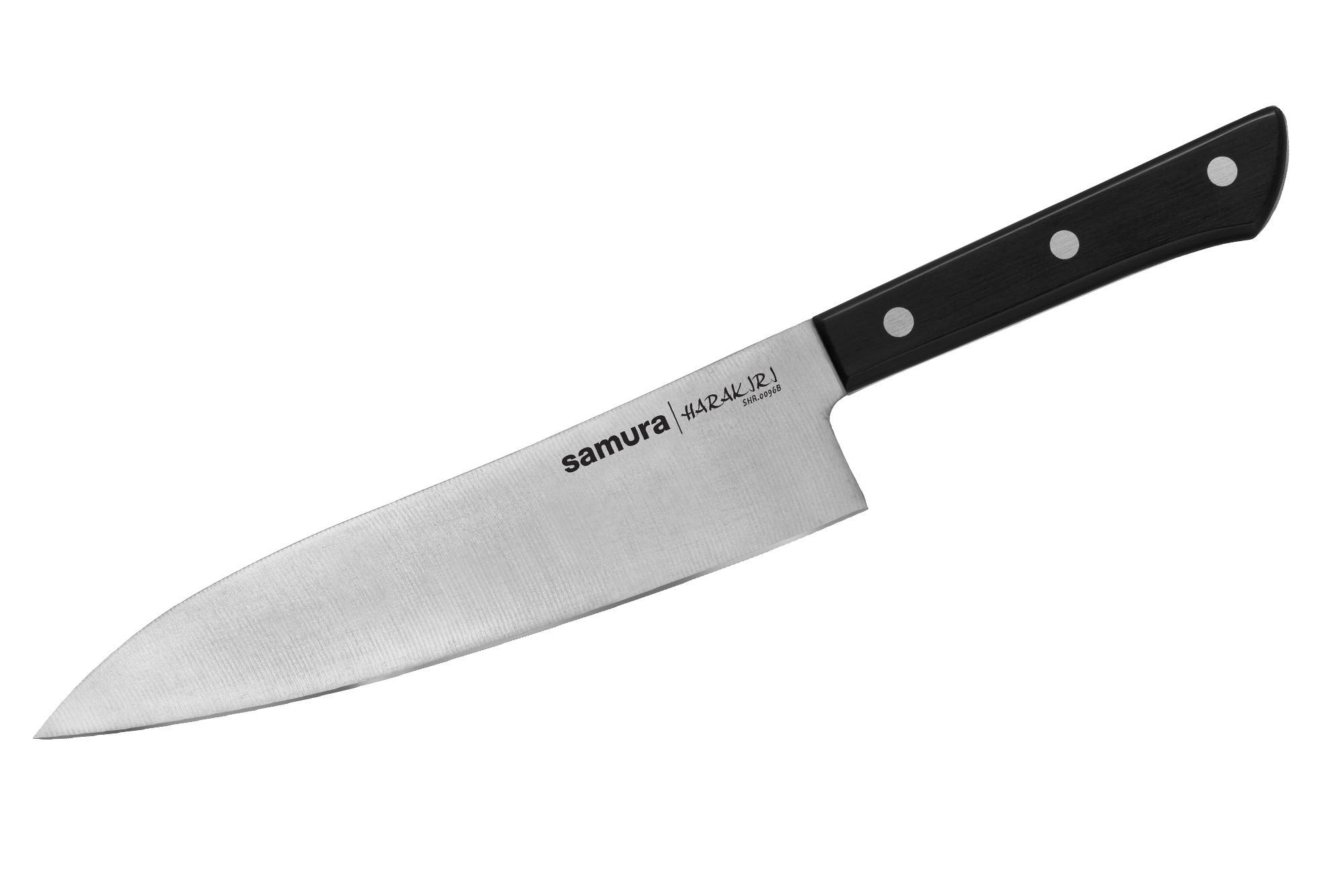 SANTOKU NOŽ  Harakiri 30/5/1.5 cm            - crna, Osnovno, plastika (30/5/1.5cm) - Samura