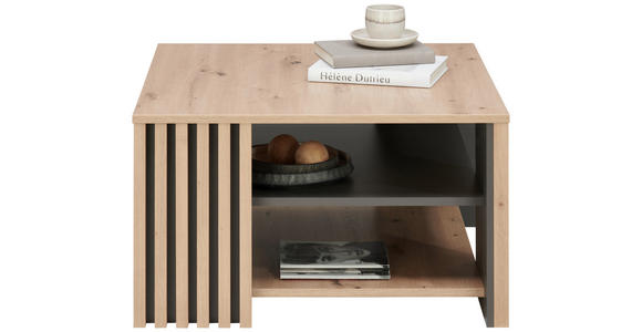 COUCHTISCH in Holzwerkstoff - Eiche Artisan/Grau, MODERN, Holzwerkstoff (80/45/80cm) - Carryhome