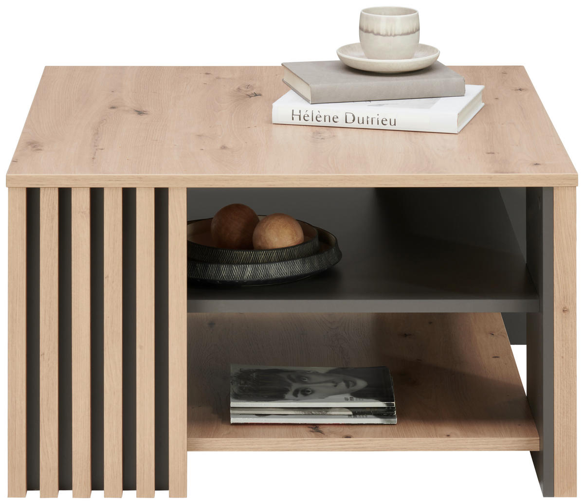 COUCHTISCH in Holzwerkstoff  - Eiche Artisan/Grau, MODERN, Holzwerkstoff (80/45/80cm) - Carryhome