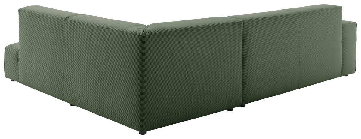 Freisteller von Pure Home Lifestyle ECKSOFA Hellgrün Cord.