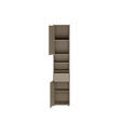 HOCHSCHRANK 39,8/191,9/34,9 cm  - Taupe/Grau, MODERN, Holzwerkstoff/Kunststoff (39,8/191,9/34,9cm) - Xora