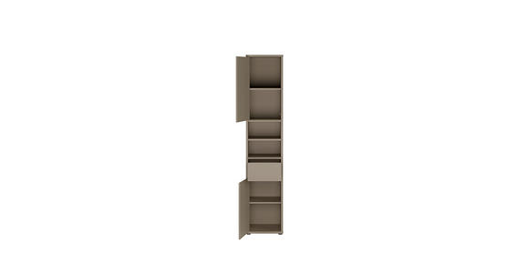 HOCHSCHRANK 39,8/191,9/34,9 cm  - Taupe/Grau, MODERN, Holzwerkstoff/Kunststoff (39,8/191,9/34,9cm) - Xora
