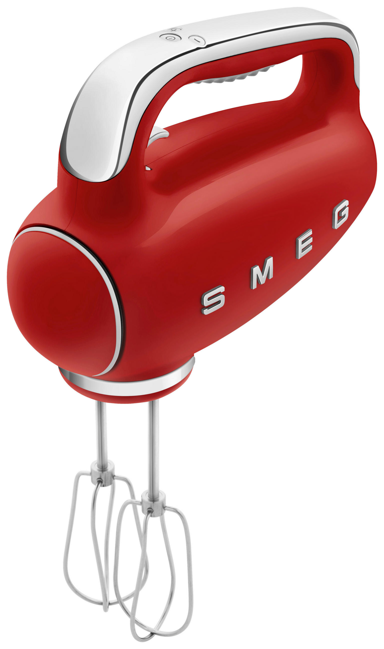 HANDMIXER 50'S STYLE  - Chromfarben/Rot, Basics, Kunststoff/Metall (22/37,8/22,1cm) - SMEG