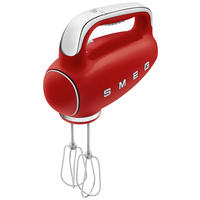 HANDMIXER 50'S STYLE  - Chromfarben/Rot, Basics, Kunststoff/Metall (22/37,8/22,1cm) - SMEG