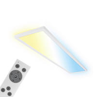 LED-PANEEL Slim 98/20/3 cm   - Weiß, Design, Kunststoff (98/20/3cm)