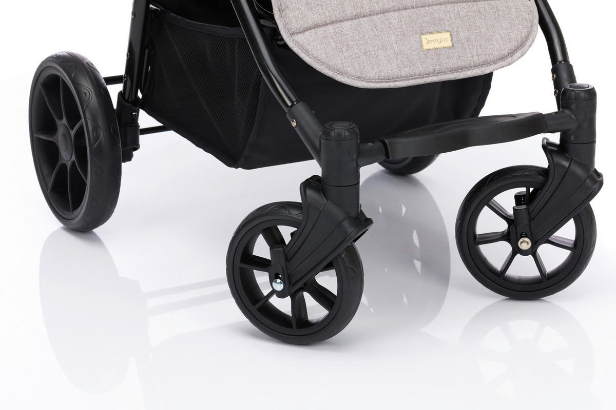 BUGGY LOOP  - Schwarz/Grau, Trend, Textil/Metall (92/36/101cm) - Jimmylee