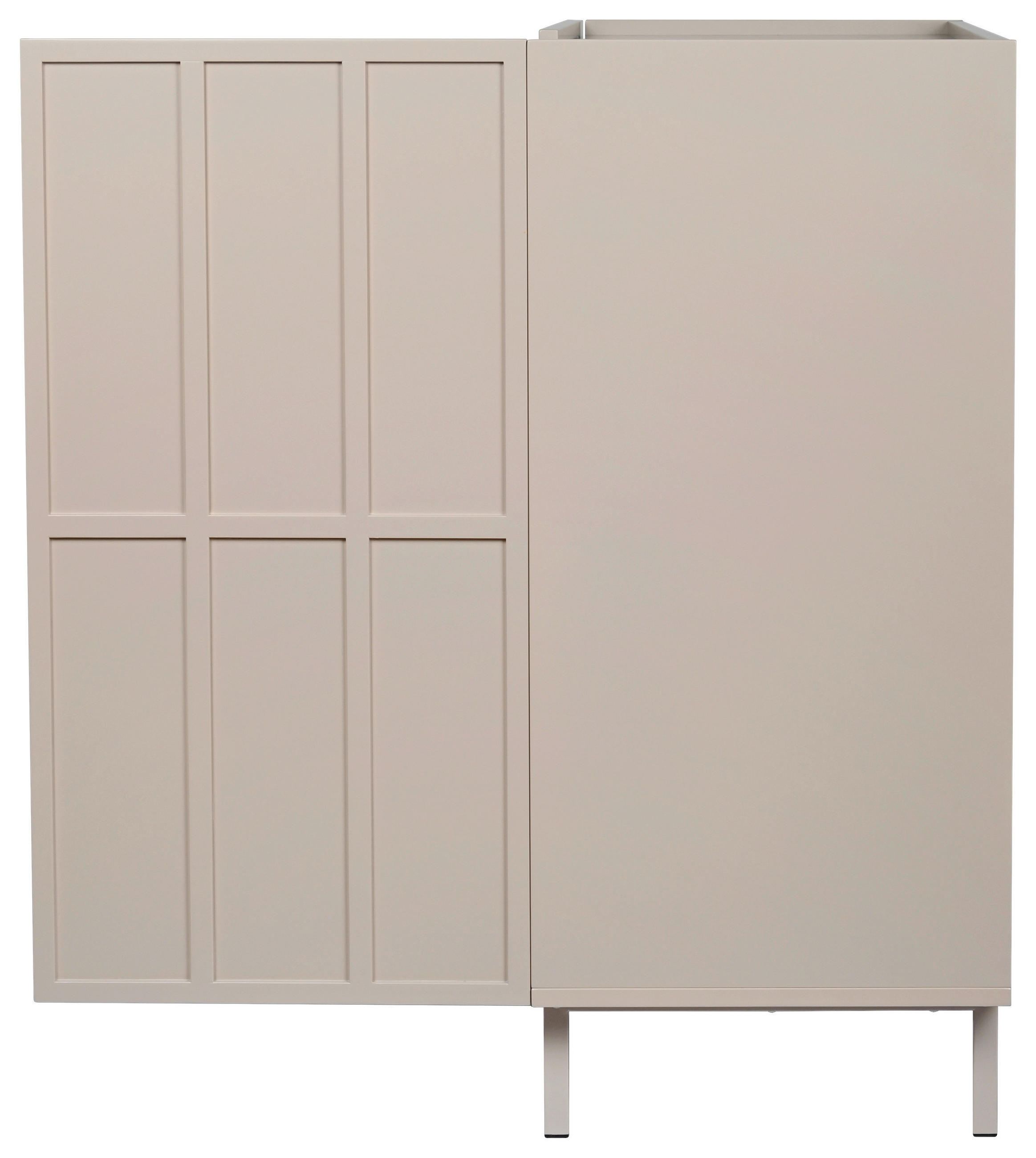Thumbnail - Livetastic Sideboard, Braun, Metall, Holzwerkstoff, 2 Fächer, 80x89x40 cm, Schlafzimmer, Schlafzimmer Kommoden