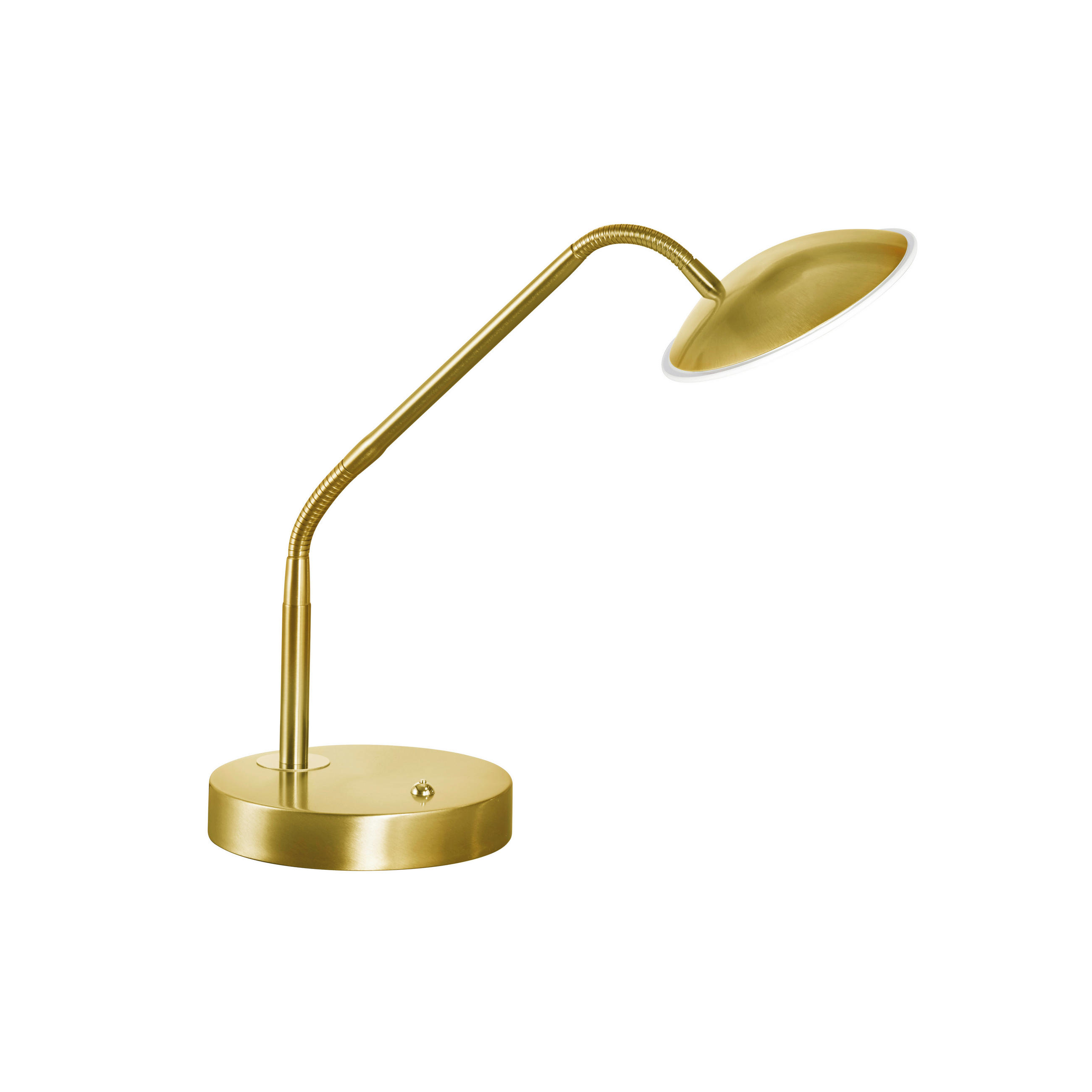 LED-TISCHLEUCHTE Tallri 16/60/40 cm   - Messingfarben, LIFESTYLE, Metall (16/60/40cm) - Fischer & Honsel