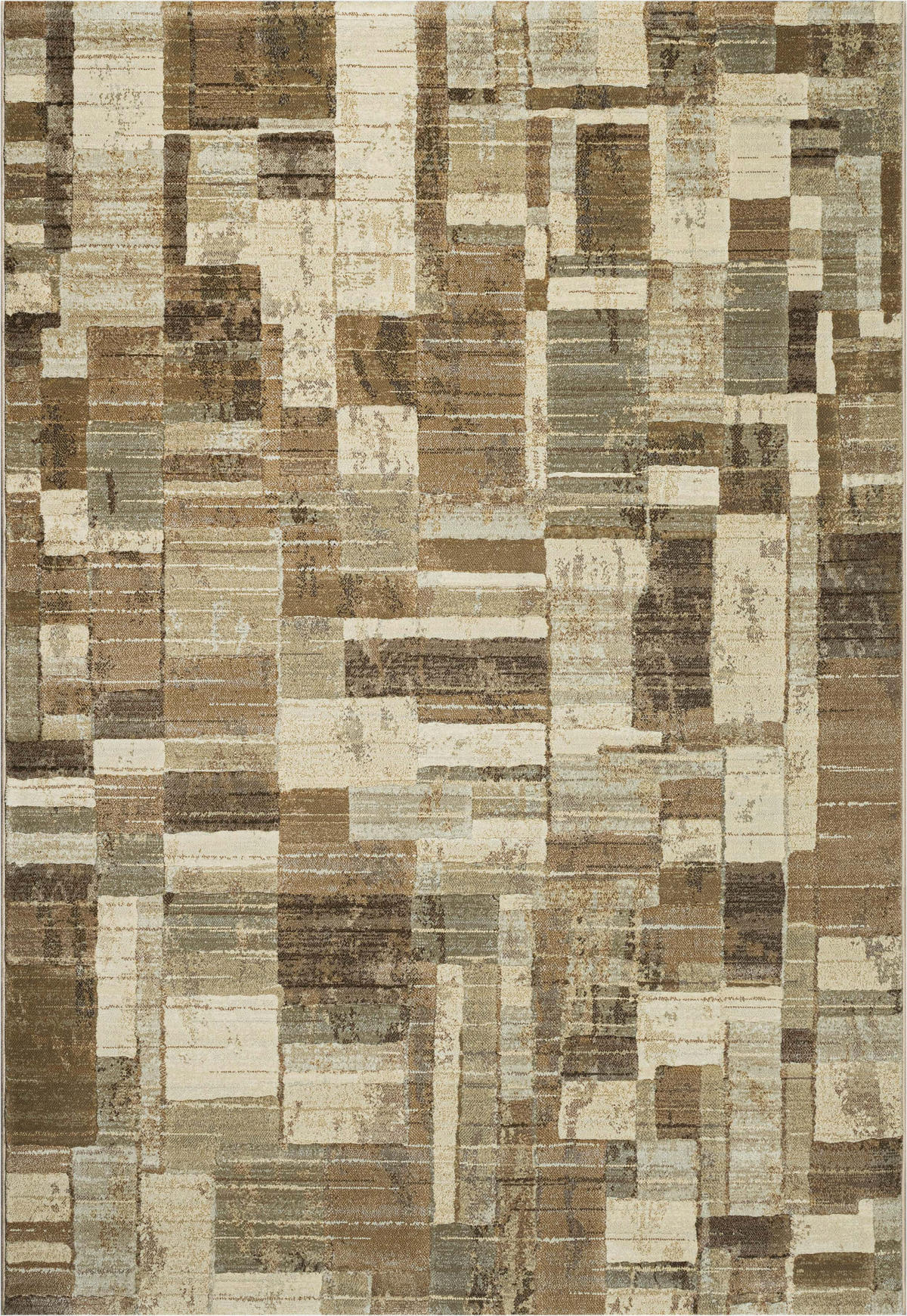 WEBTEPPICH 160/230 cm Argentum Grau, Orange, Hellblau  - Orange/Grau, KONVENTIONELL, Kunststoff/Textil (160/230cm)