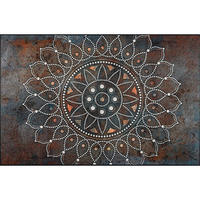 FLACHWEBETEPPICH 115/175 cm Madhana Braun  - Braun, KONVENTIONELL, Kunststoff/Textil (115/175cm) - wash+dry
