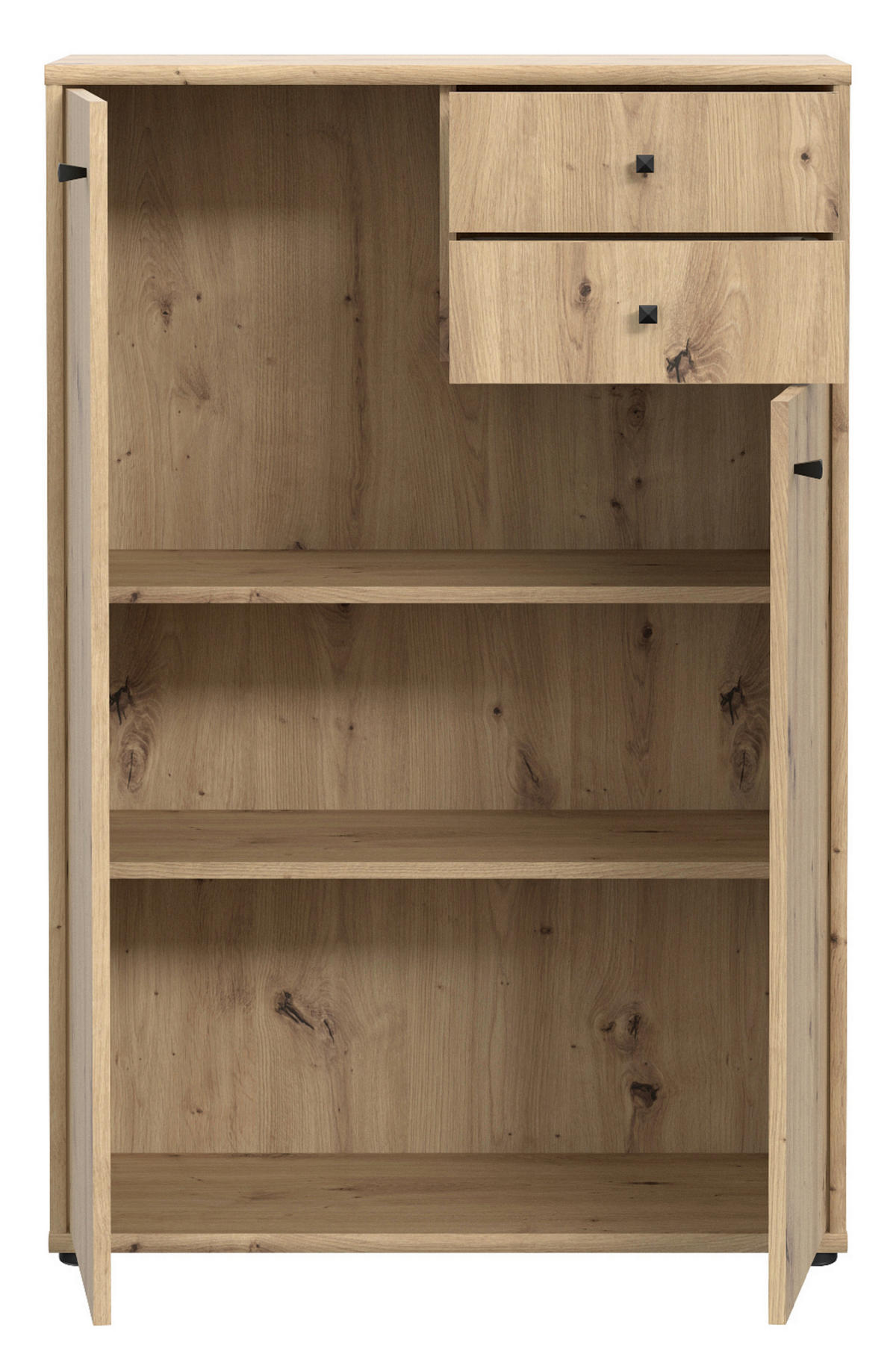 KOMMODE 73,7/111,1/34,8 cm Eiche Artisan  - Eiche Artisan, Design, Holzwerkstoff (73,7/111,1/34,8cm)